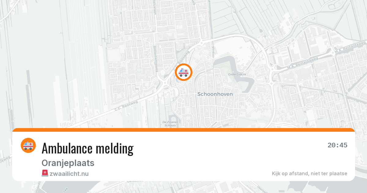 Ambulance melding — 16 jan 2026