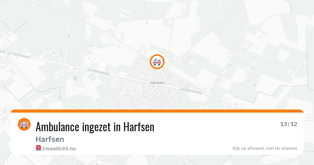 Ambulance ingezet in Harfsen — 10 jul 2026