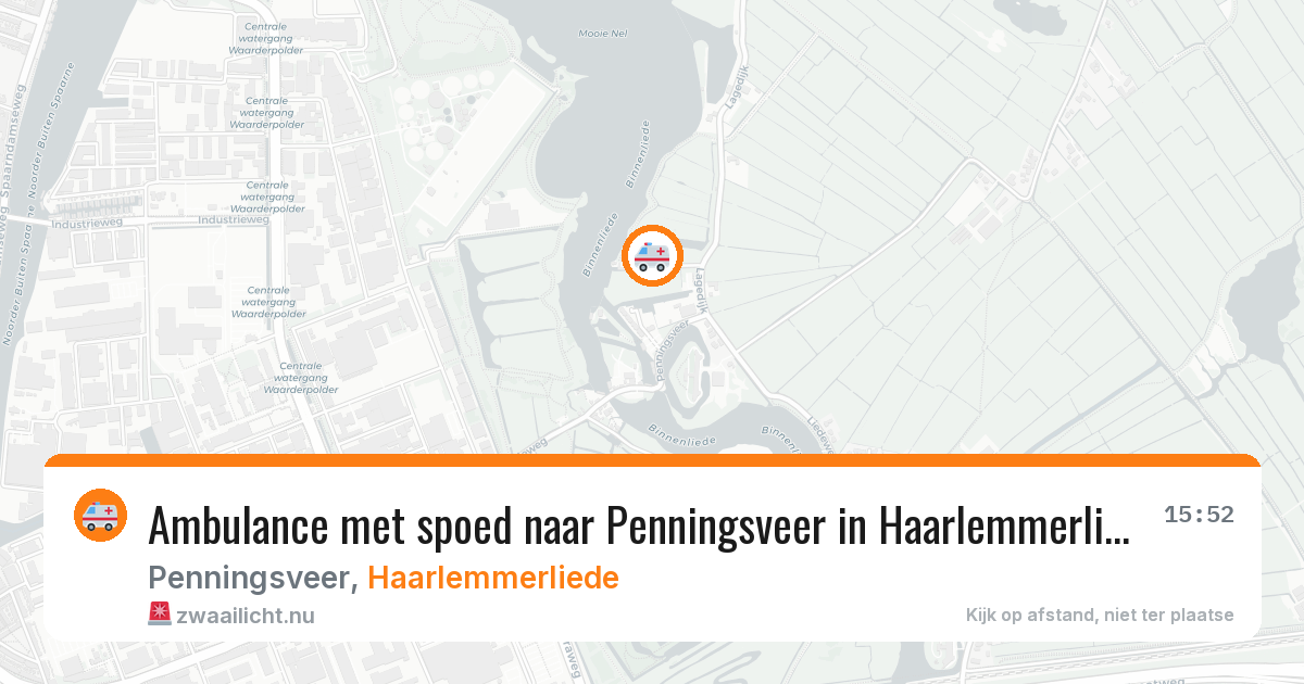 Ambulance met spoed naar Penningsveer in Haarlemmerliede — 29 mei 2026