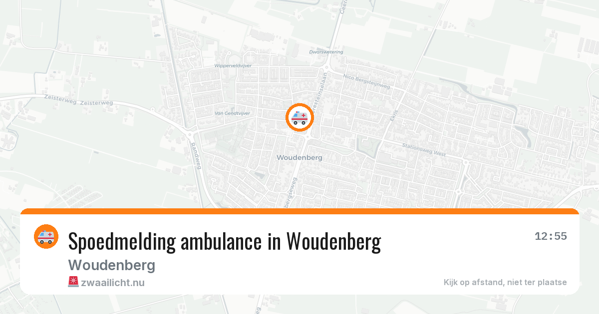 Spoedmelding ambulance in Woudenberg — 5 mei 2026