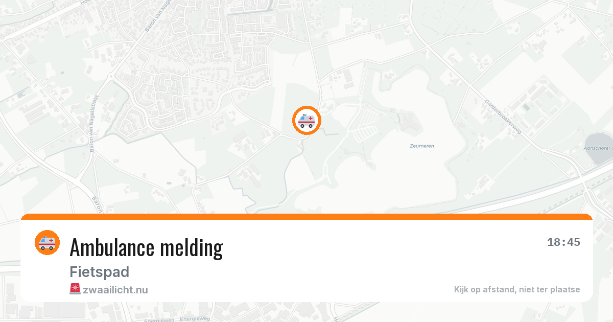 Ambulance melding — 7 jun 2026