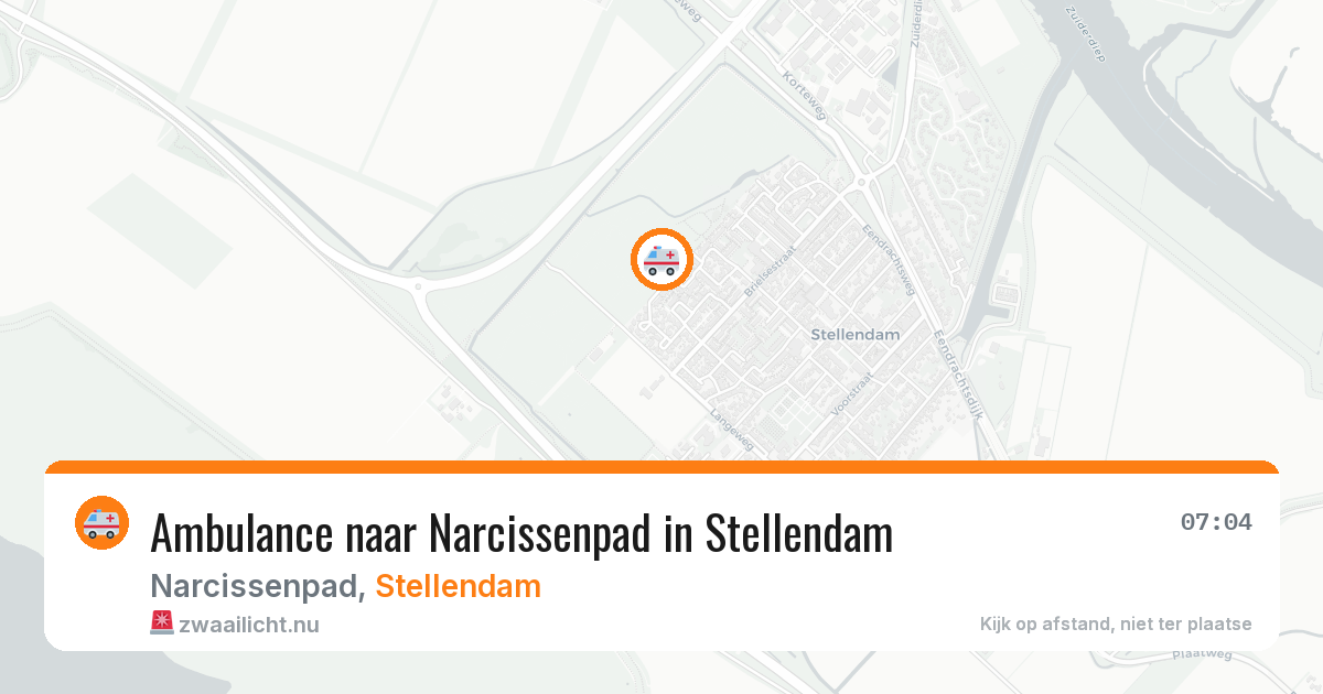 Ambulance naar Narcissenpad in Stellendam — 21 jul 2026