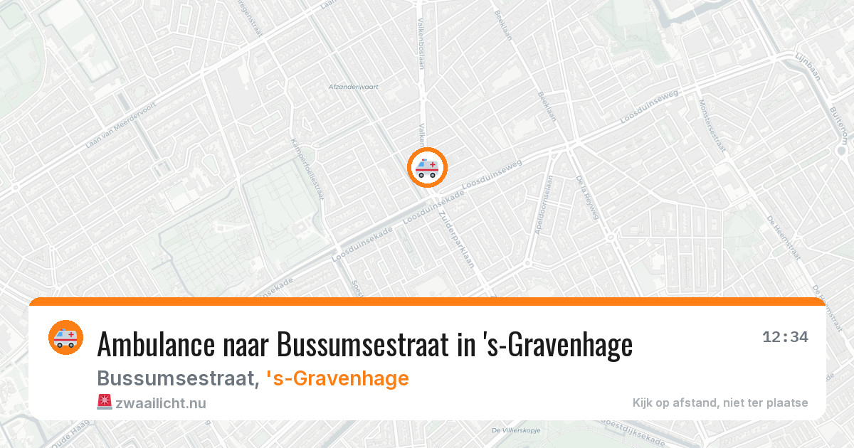 Ambulance naar Bussumsestraat in 's-Gravenhage — 19 mei 2026