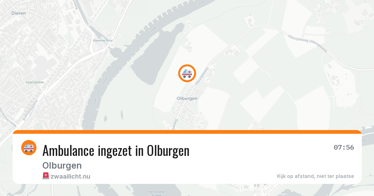 Ambulance ingezet in Olburgen — 7 apr 2026