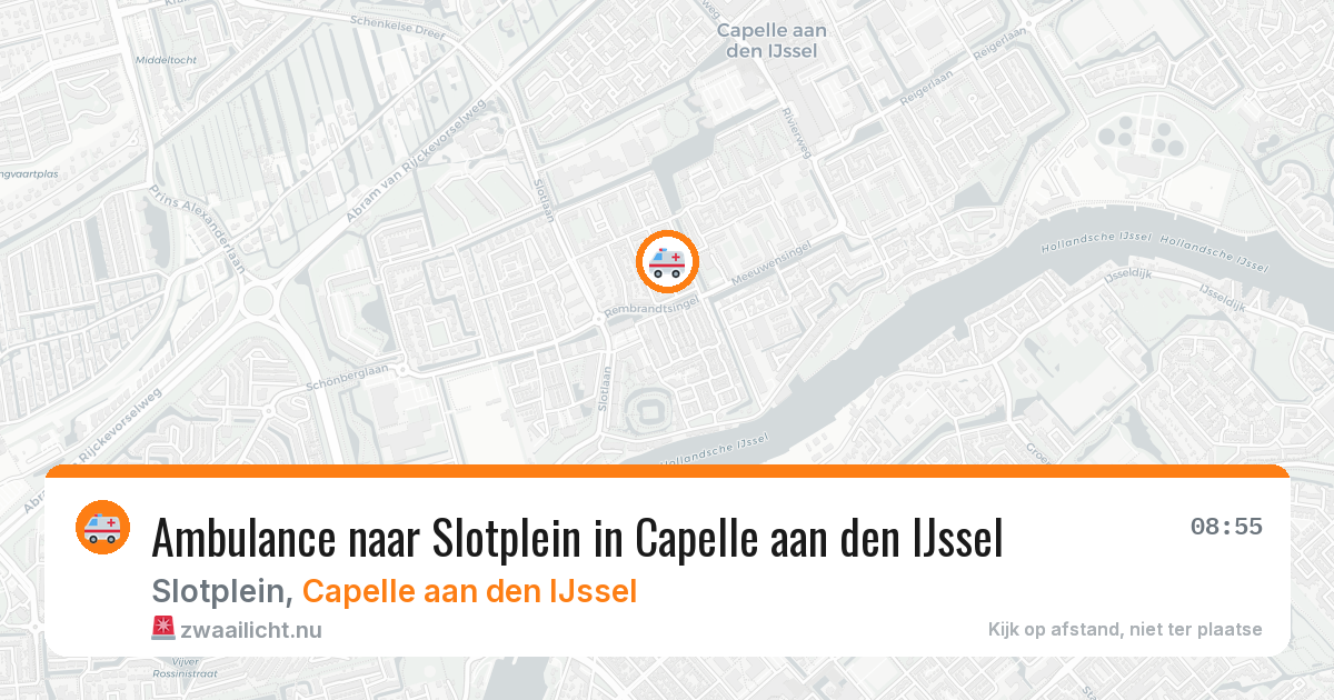 Ambulance naar Slotplein in Capelle aan den IJssel — 12 jul 2026