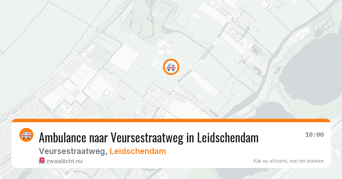 Ambulance naar Veursestraatweg in Leidschendam — 24 mei 2026