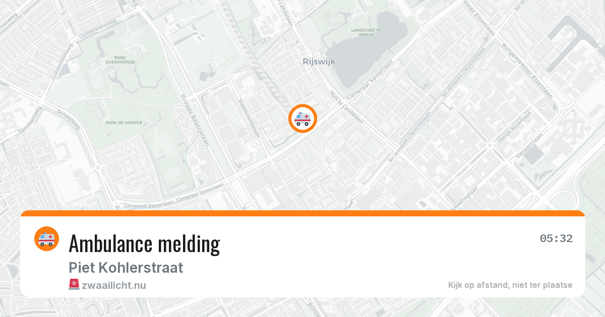 Ambulance melding — 10 feb 2026