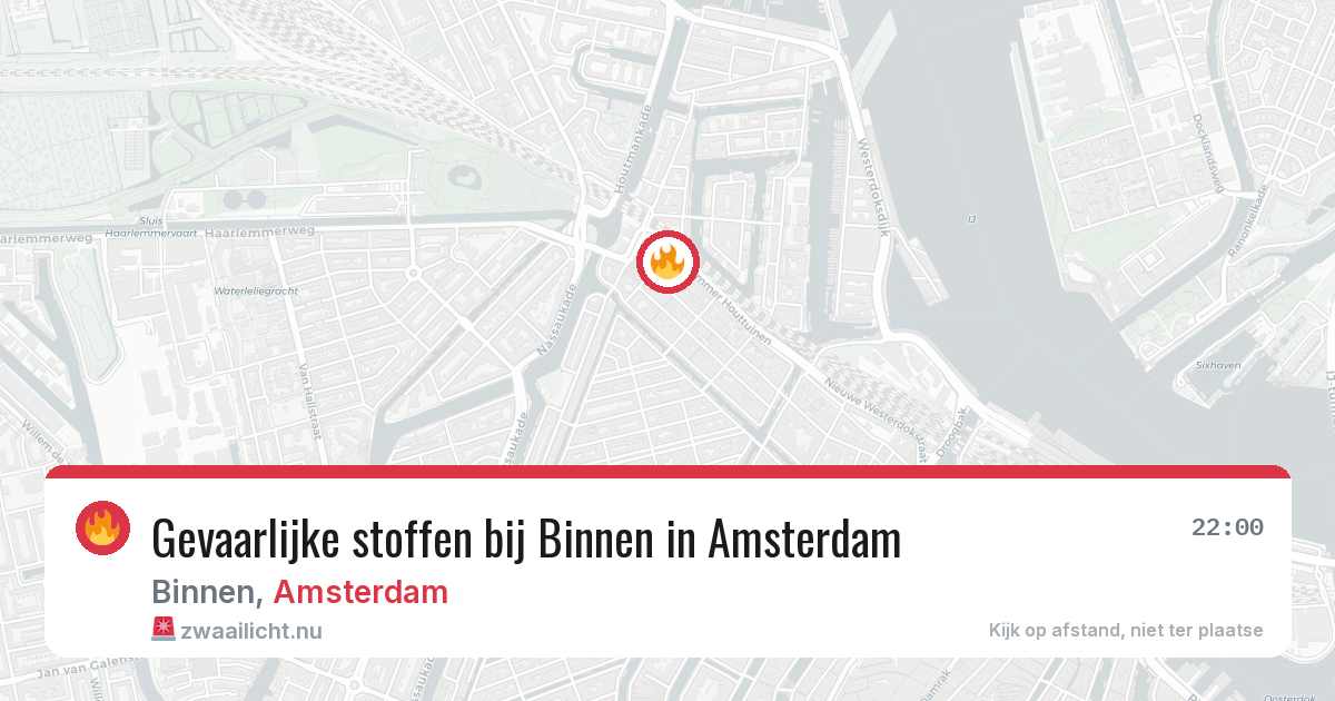 Gevaarlijke stoffen bij Binnen in Amsterdam — 2 mrt 2026