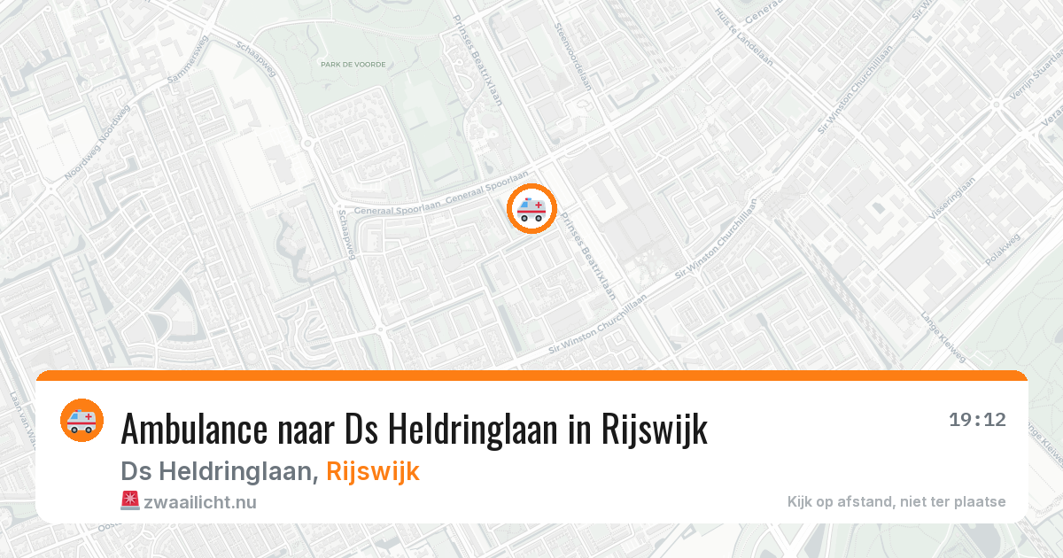 Ambulance naar Ds Heldringlaan in Rijswijk — 2 mrt 2026