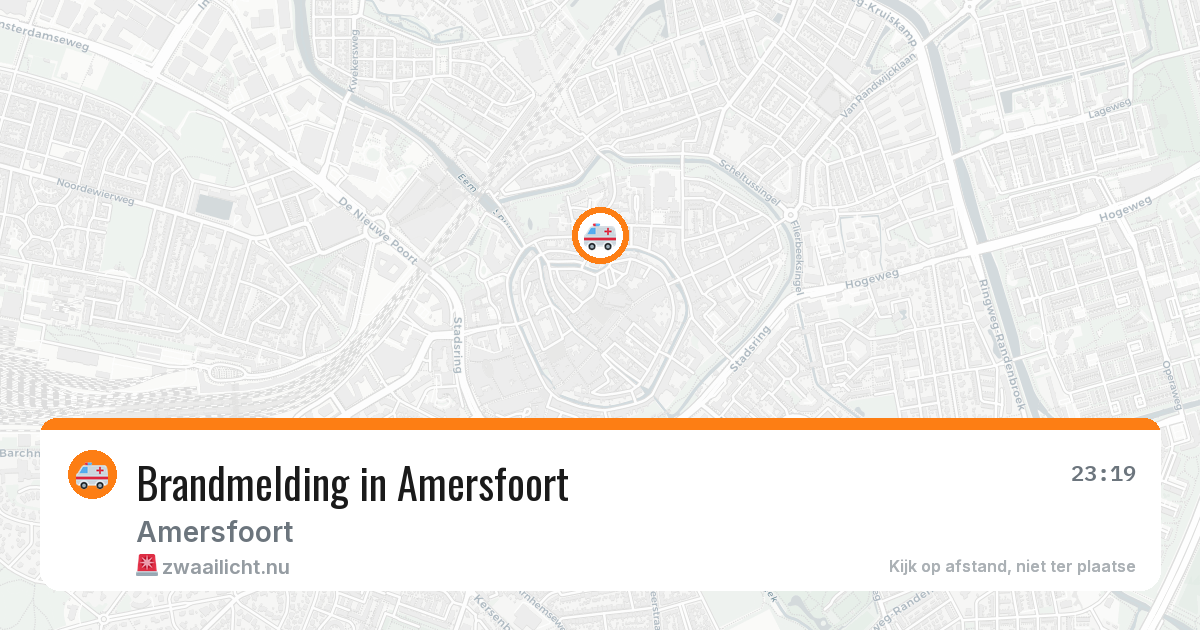 Brandmelding in Amersfoort — 16 mrt 2026
