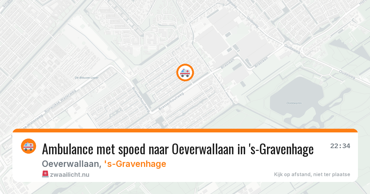 Ambulance met spoed naar Oeverwallaan in 's-Gravenhage — 27 jan 2026