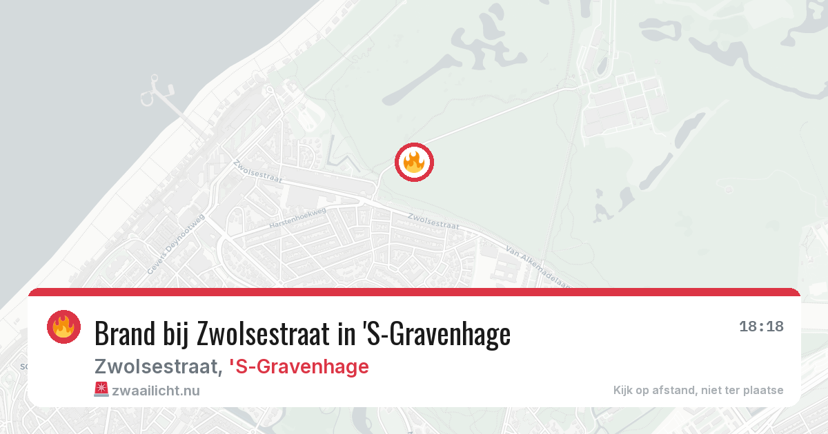 Brand bij Zwolsestraat in 'S-Gravenhage — 9 mei 2026