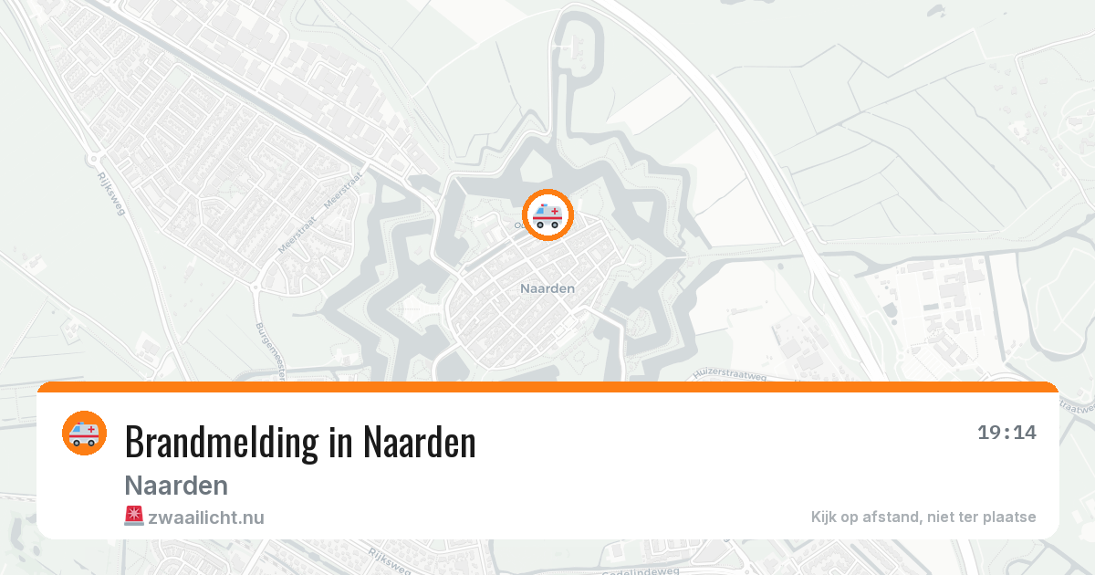 Brandmelding in Naarden — 5 jun 2026