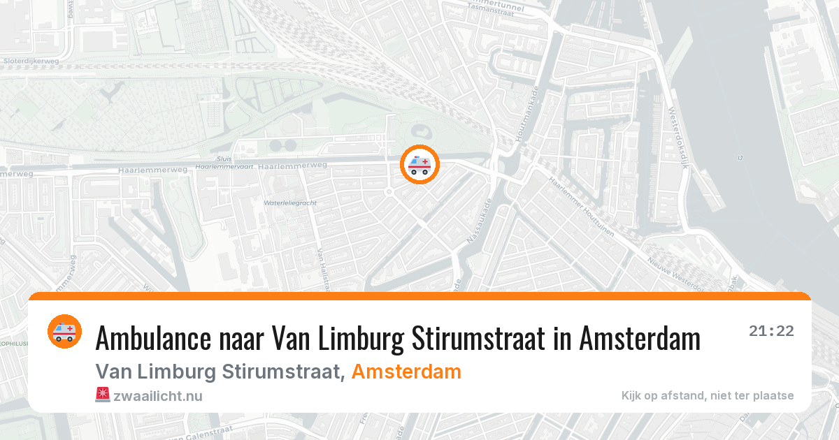 Ambulance naar Van Limburg Stirumstraat in Amsterdam — 15 jul 2026