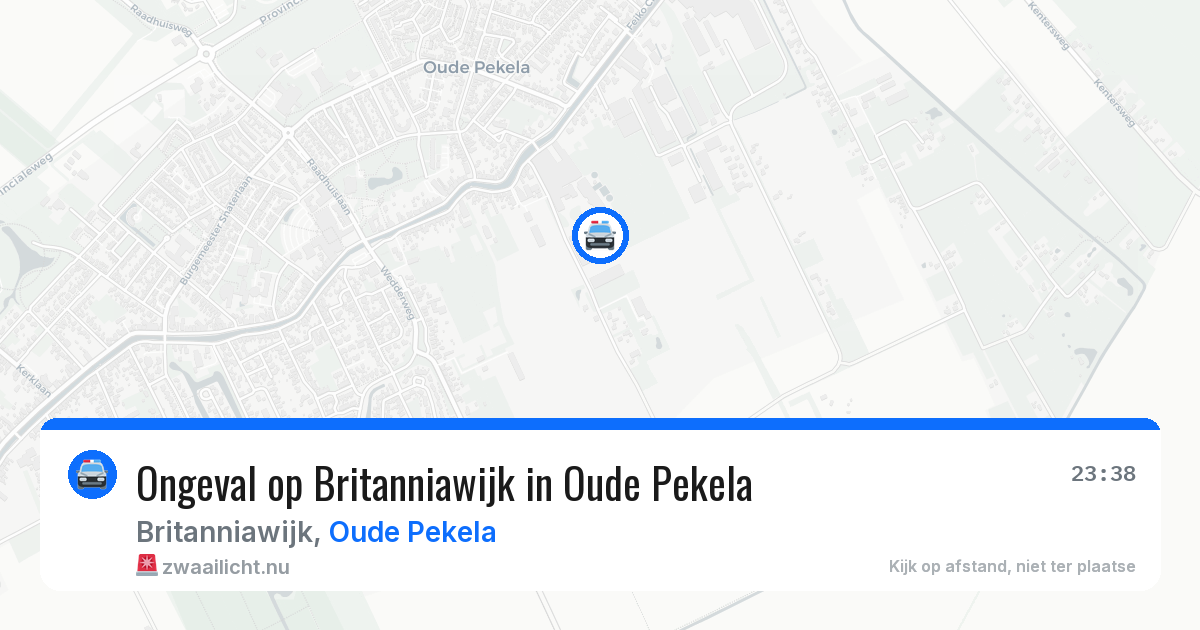 Ongeval op Britanniawijk in Oude Pekela — 2 mei 2026