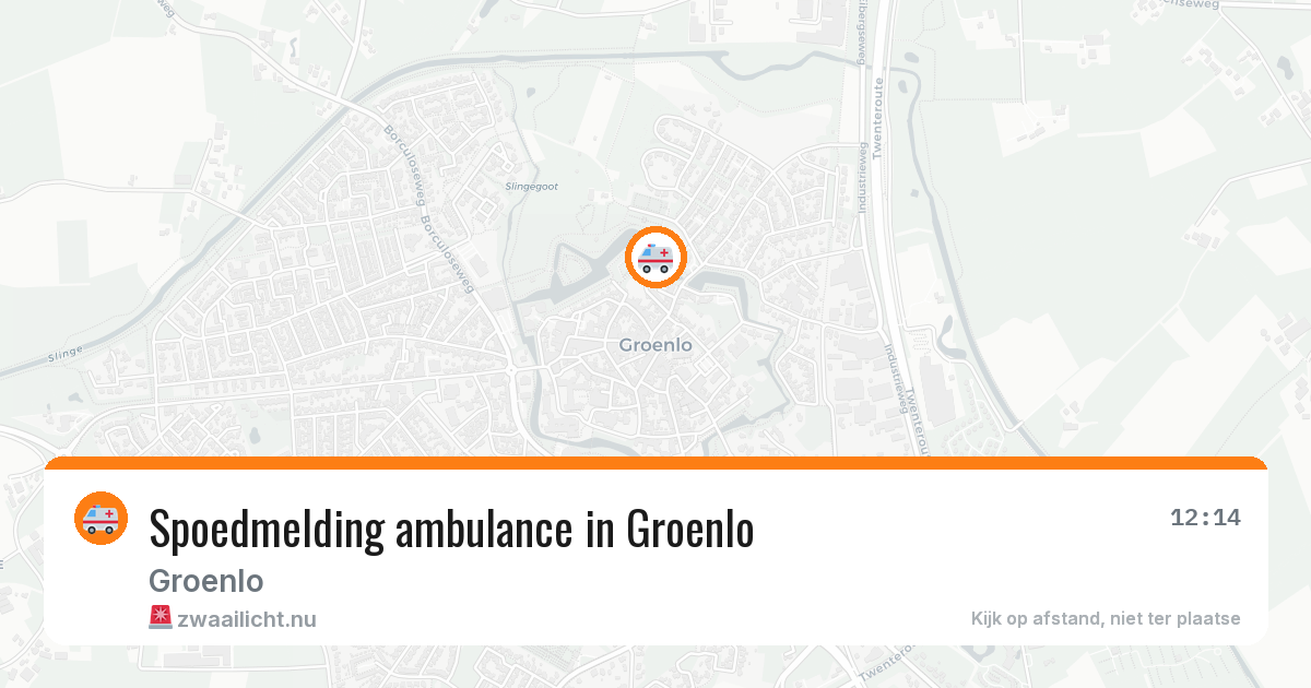 Spoedmelding ambulance in Groenlo — 26 feb 2026