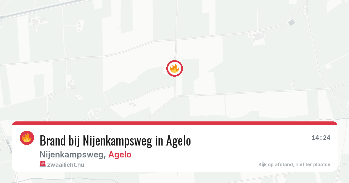 Brand bij Nijenkampsweg in Agelo — 7 mei 2026