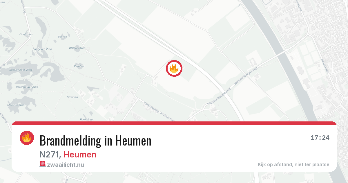 Brandmelding in Heumen — 21 mei 2026