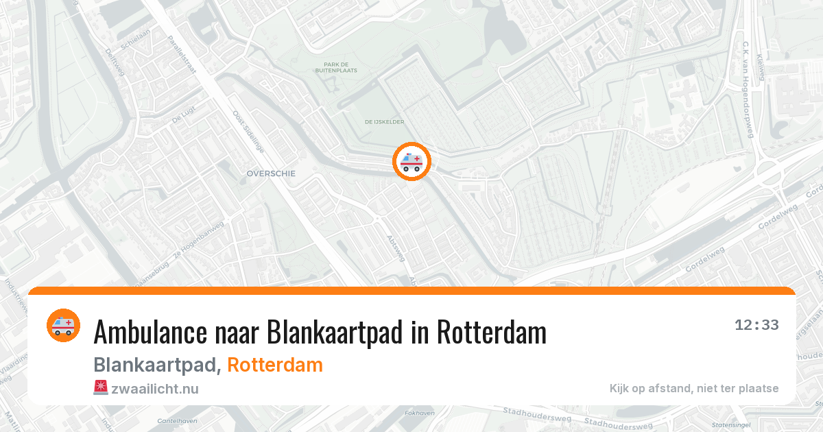 Ambulance naar Blankaartpad in Rotterdam — 13 mei 2026