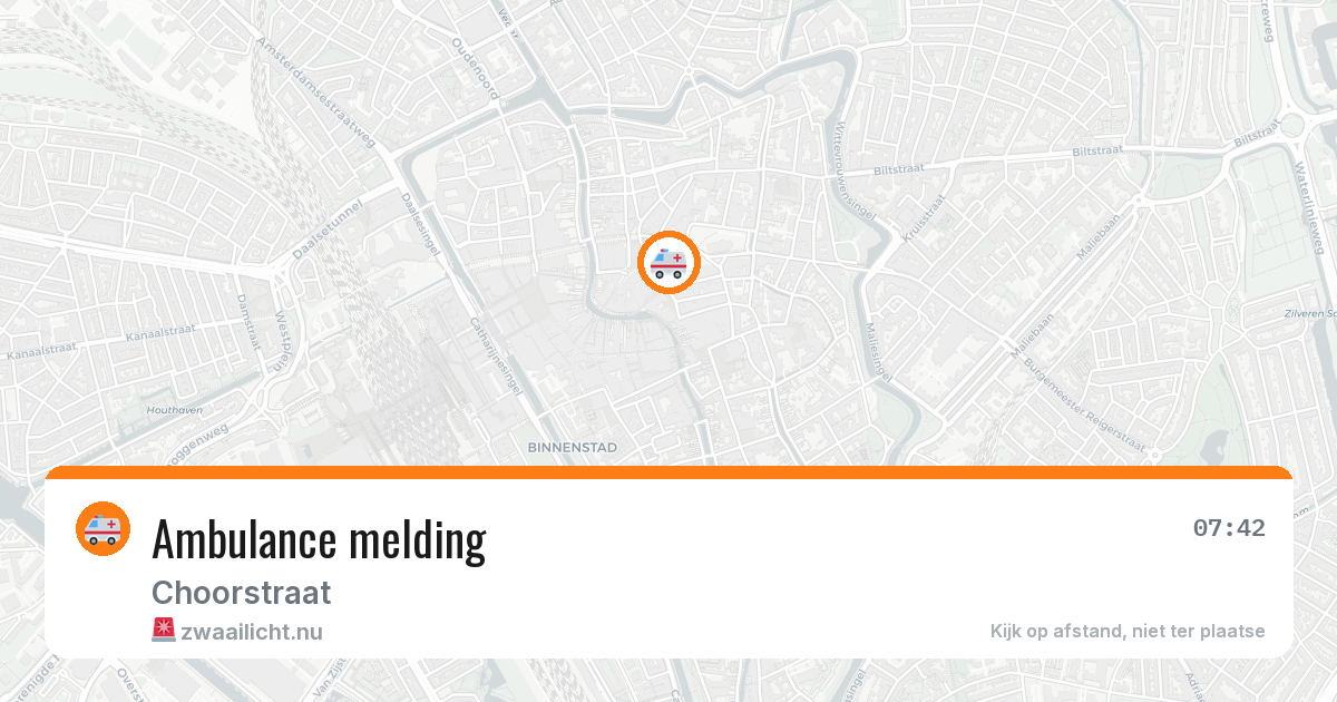 Ambulance melding — 24 jul 2026