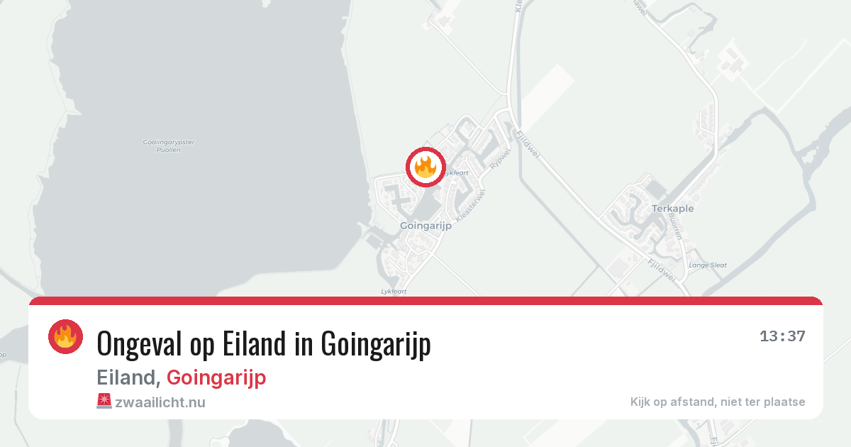 Ongeval op Eiland in Goingarijp — 3 jun 2026