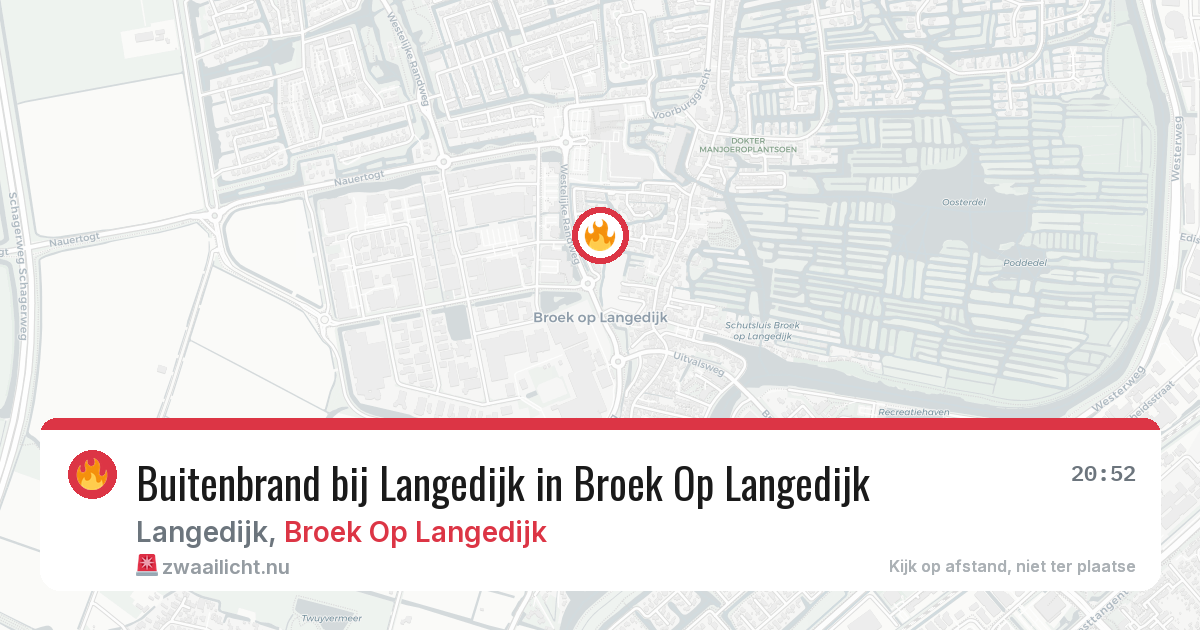 Buitenbrand bij Langedijk in Broek Op Langedijk — 23 mei 2026