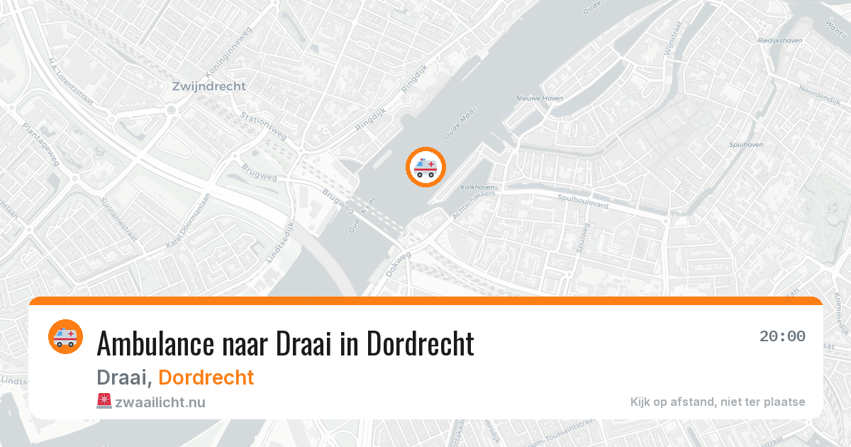 Ambulance naar Draai in Dordrecht — 10 jul 2026