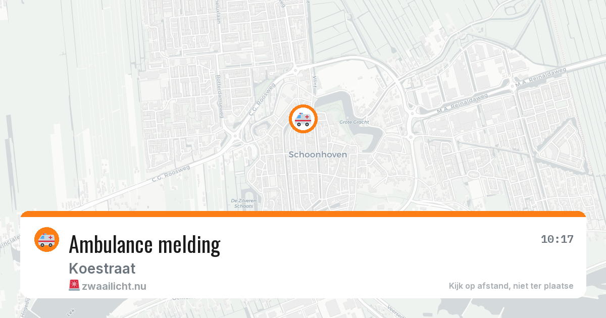 Ambulance melding — 20 jan 2026