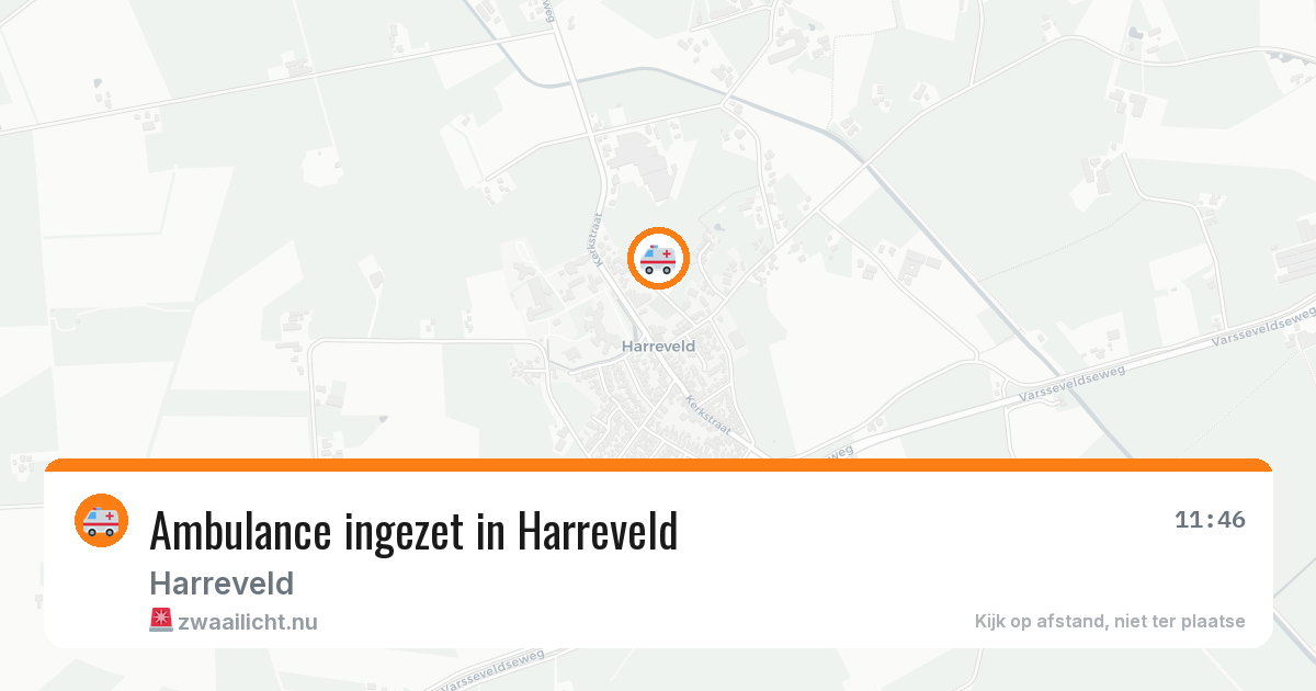 Ambulance ingezet in Harreveld — 17 feb 2026
