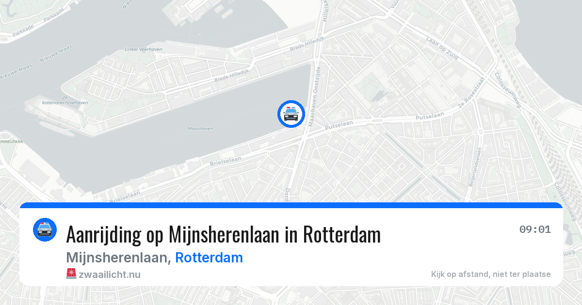 Aanrijding op Mijnsherenlaan in Rotterdam — 27 mei 2026