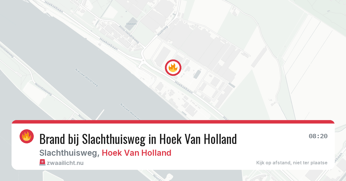 Brand bij Slachthuisweg in Hoek Van Holland — 11 jul 2026