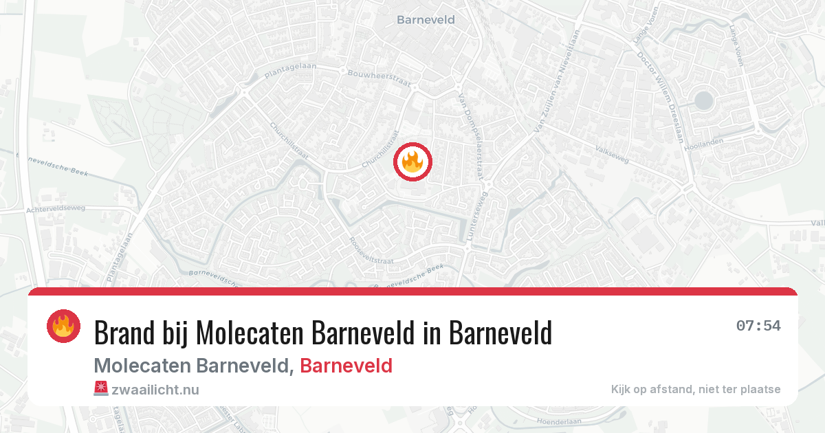Brand bij Molecaten Barneveld in Barneveld — 3 jun 2026
