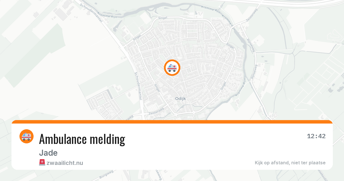 Ambulance melding — 15 jul 2026
