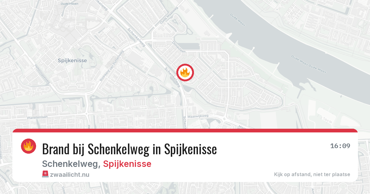 Brand bij Schenkelweg in Spijkenisse — 2 jun 2026