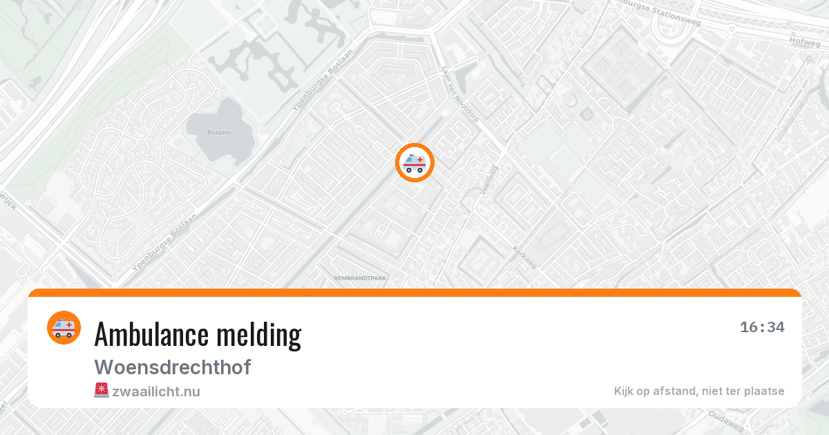 Ambulance melding — 7 apr 2026