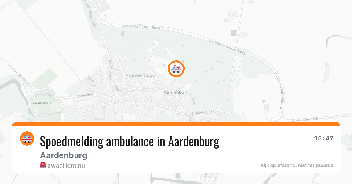 Spoedmelding ambulance in Aardenburg — 17 jul 2026
