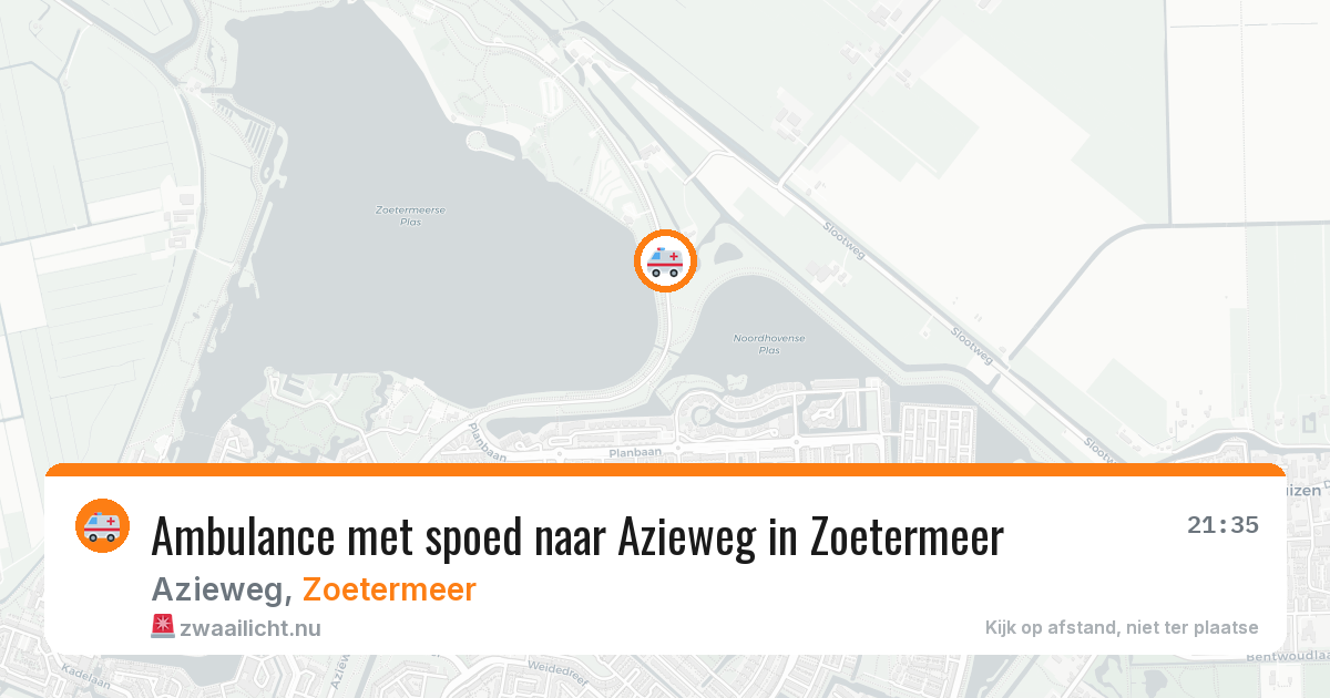 Ambulance met spoed naar Azieweg in Zoetermeer — 26 mei 2026