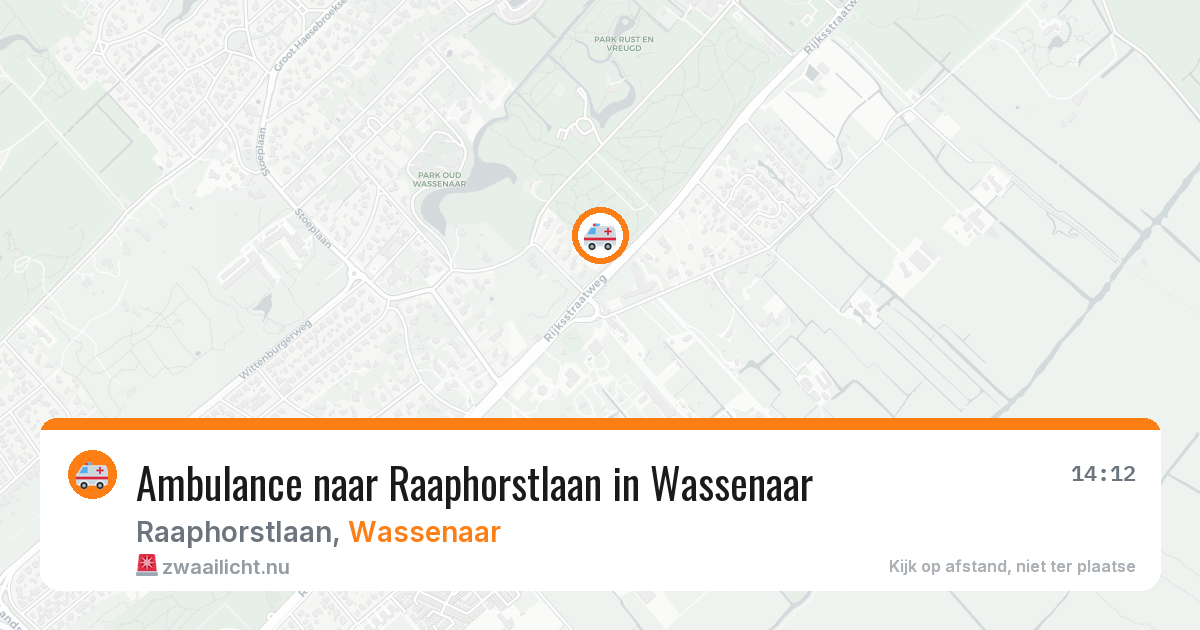 Ambulance naar Raaphorstlaan in Wassenaar — 5 jun 2026