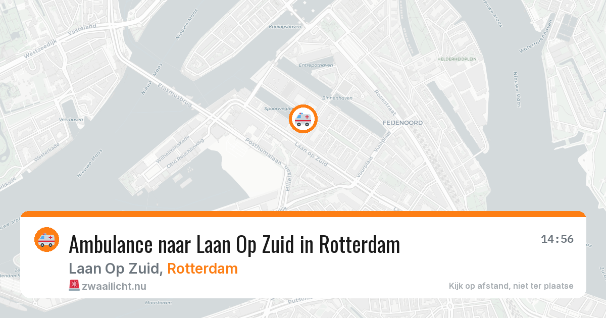 Ambulance naar Laan Op Zuid in Rotterdam — 25 mrt 2026