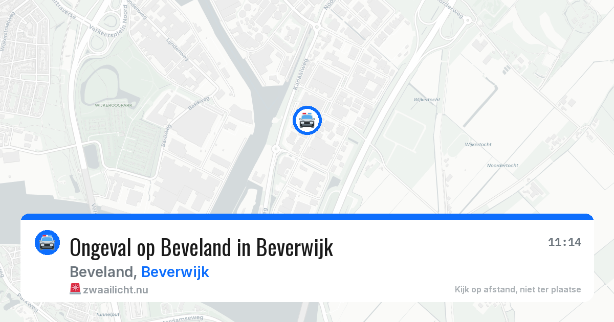 Ongeval op Beveland in Beverwijk — 23 mei 2026