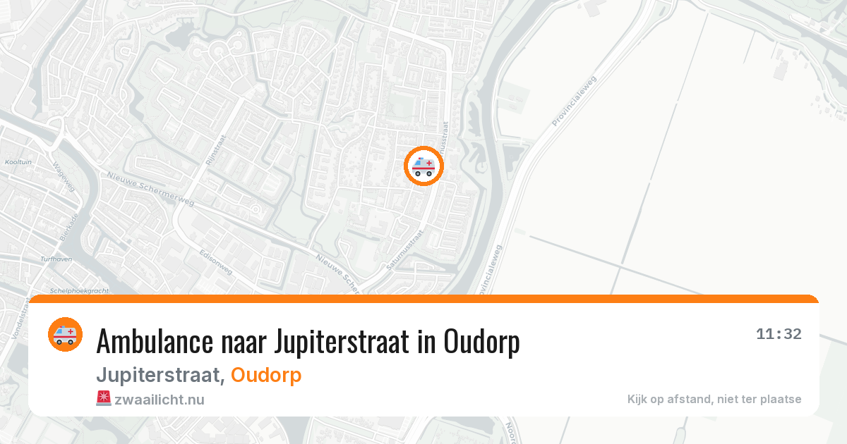 Ambulance naar Jupiterstraat in Oudorp — 22 jul 2026