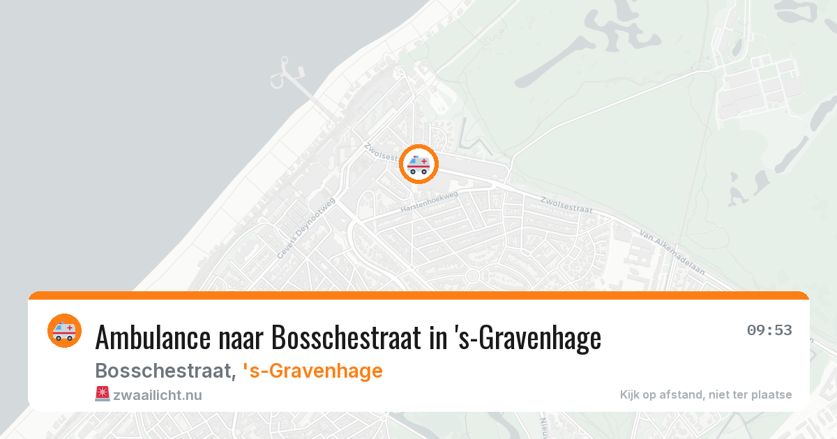 Ambulance naar Bosschestraat in 's-Gravenhage — 29 mei 2026