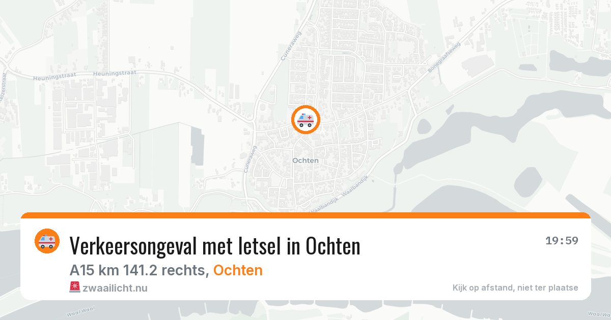 Verkeersongeval met letsel in Ochten — 23 feb 2026