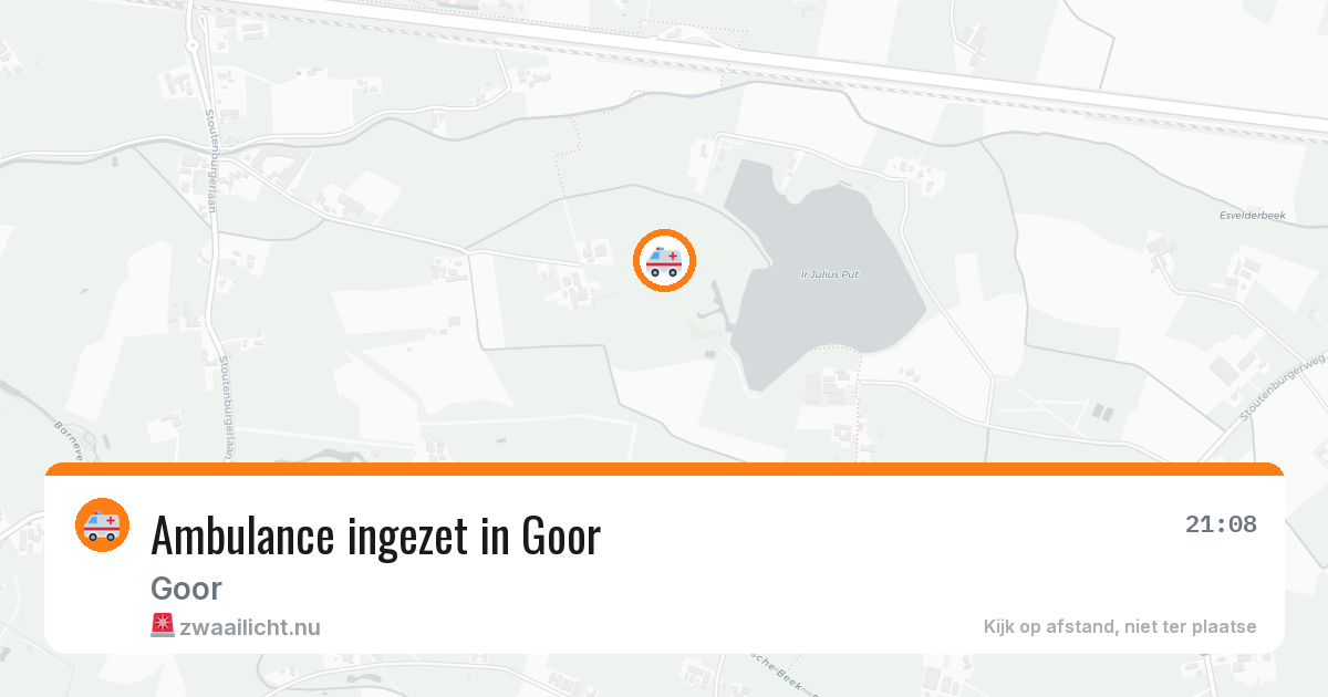 Ambulance ingezet in Goor — 25 jan 2026