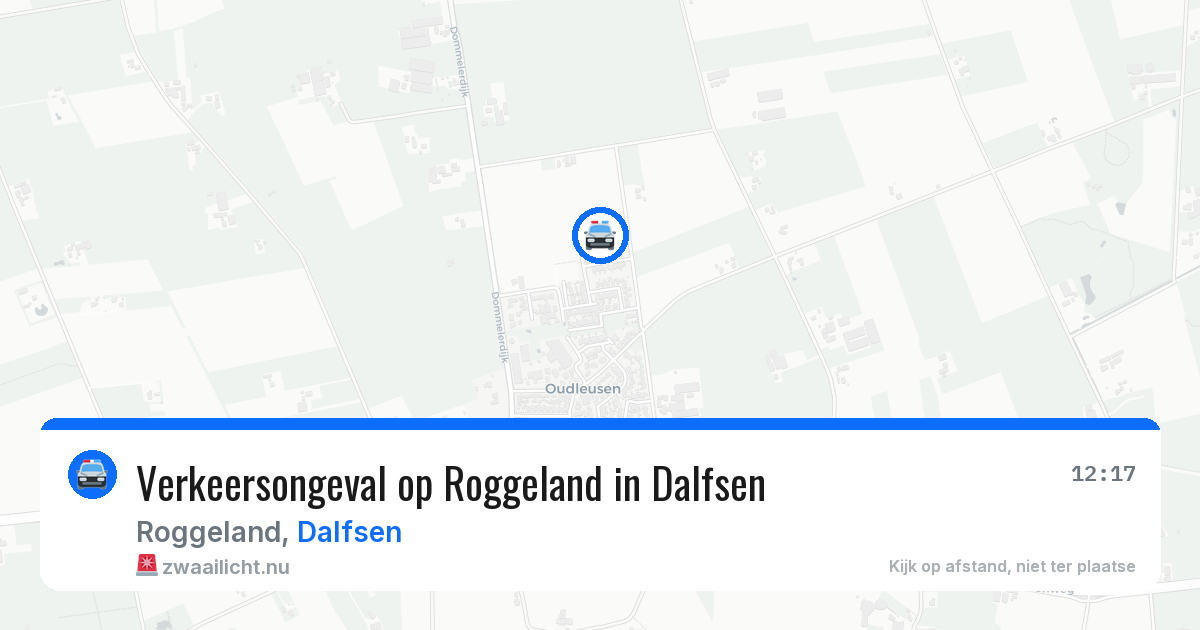 Verkeersongeval op Roggeland in Dalfsen — 17 jan 2026