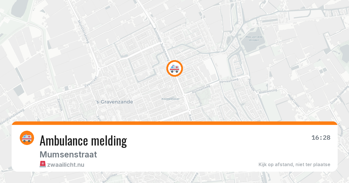 Ambulance melding — 24 jul 2026