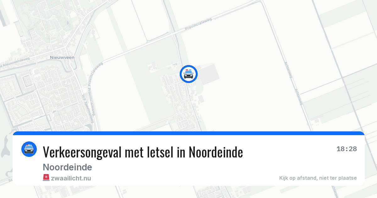 Verkeersongeval met letsel in Noordeinde — 3 jun 2026