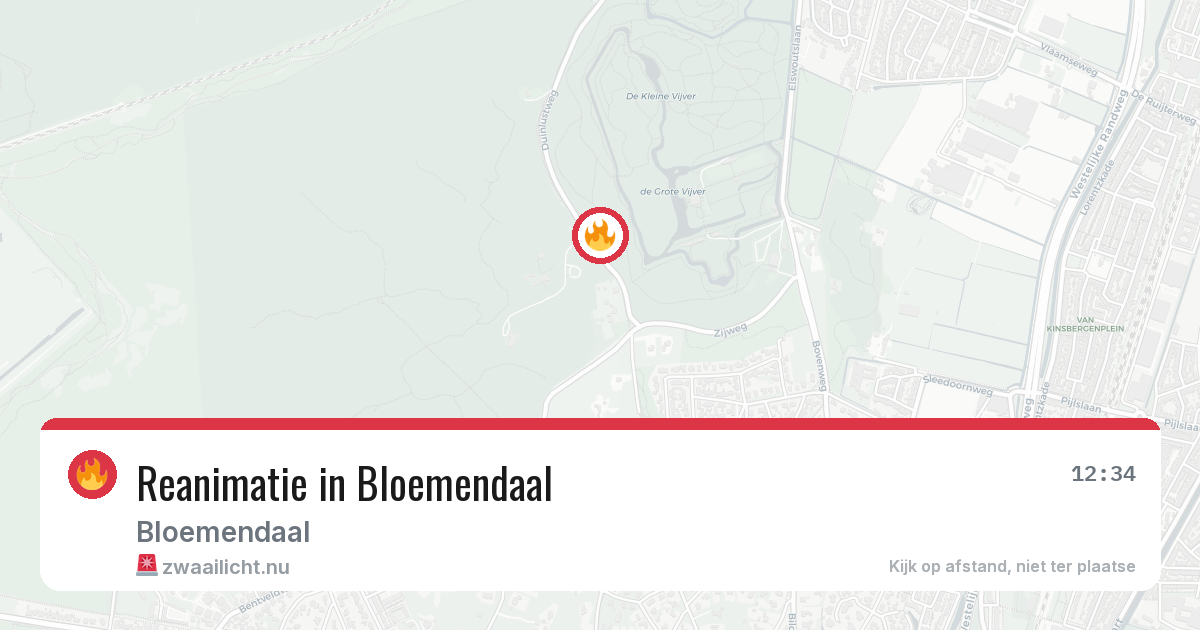 Reanimatie in Bloemendaal — 25 jun 2026