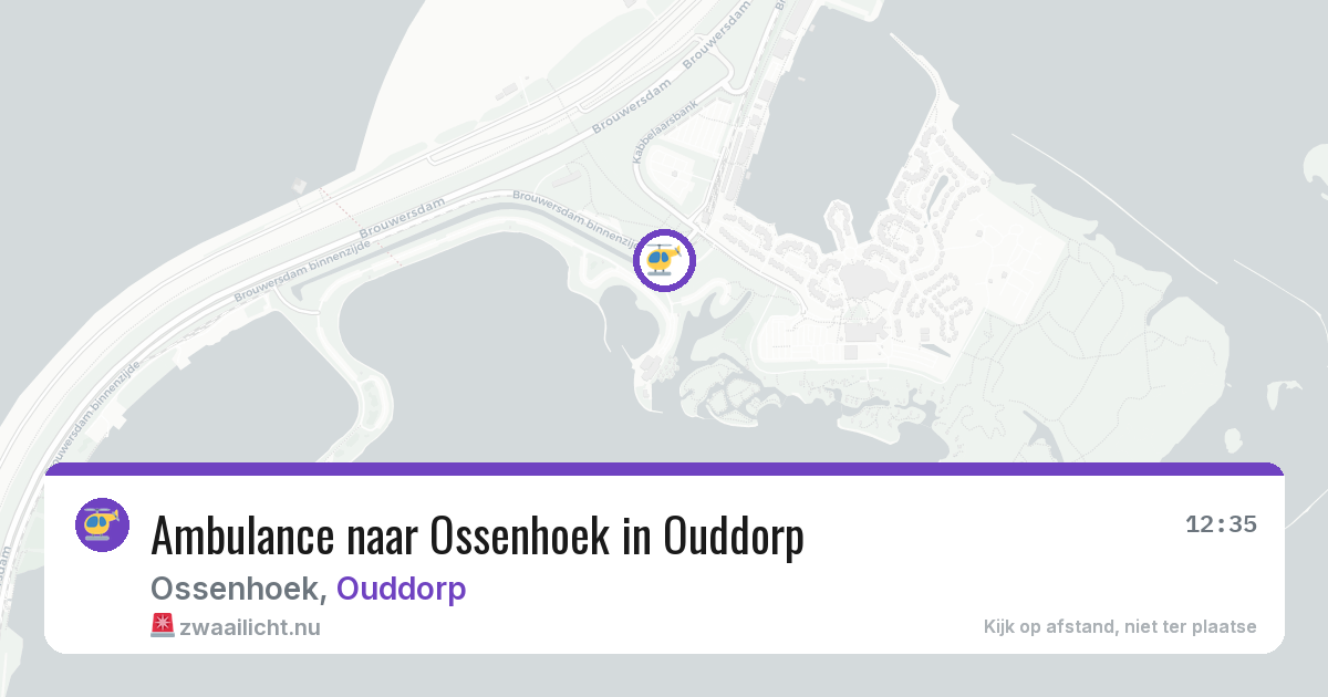 Ambulance naar Ossenhoek in Ouddorp — 5 jun 2026