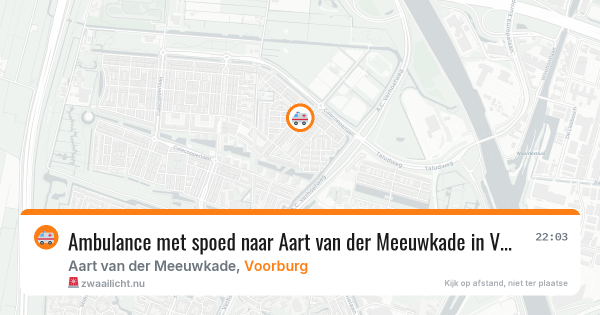Ambulance met spoed naar Aart van der Meeuwkade in Voorburg — 2 feb 2026